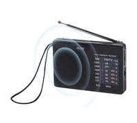 Radio Portable FM - Poste Radio Pile Et Secteur, Radios Am FM Portables | Radios Stéréo Am/FM À Piles | Profitez De La Musique n'importe Où Grâce À Un Design Compact, des Signaux Ultra-Larges Et Une