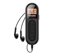 Radio Portable FM | Radio Rechargeable de Poche extérieure Seniors, Petite Radio avec Une Batterie au Lithium de 500mAh, Radio légère avec écouteurs pour Marcher