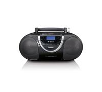 Radio portable lecteur CD avec DAB+ et casette SCD-6900BK Noir-Argent