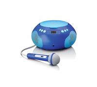 Radio portable/lecteur CD avec microphone SCD-620BU Bleu