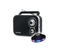 RADIO PORTABLE M-051-R - Coloris noir - FM - pivotante - Volume Marche/Arrêt réglage rotatif - Poignée de transport, OVNI