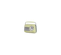 Radio portable MADISON Vintage Bluetooth FM 30W rechargeable Jaune