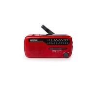 RADIO PORTABLE MUSE MH-07-RED - Coloris rouge - Alimentation par dynamo et énergie solaire - Multi-gammes FM/MW/SW1/SW2 Rouge G
