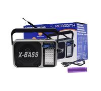 Radio portable multibande - FEBEST - AM/FM/SW - RD-306 - Haut-parleur intégré - Lampe de poche - Prise casque