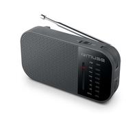 Radio portable Muse M-025 R Gris et noir