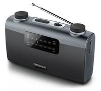 Radio portable MUSE M-058 R - entrée auxiliaire - Gris - FM/MW