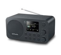 Radio portable - MUSE - M128DBT - Noir - Bluetooth - FM RDS - Haut-parleurs intégrés