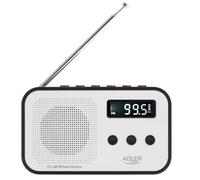 Radio Portable Numérique - ADLER - AD 1907 - AM/FM - Écran LCD - Antenne Télescopique