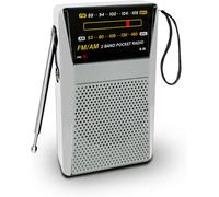 Radio Portable Petite,Radio À Piles Am/Fm Pour Poche Avec Une Excellente Réception Et Jack Pour Casque D'Écoute,Walkman Mini Compact Pour L'Extérieur,L'Intérieur Et Les Situations D'Urgence