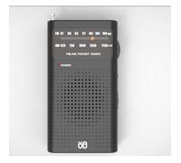 Radio Portable Poste Radio Transistor Radio de Poche Petite FM AM Radio, et Haut-Parleur, Excellente Réception