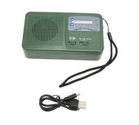 Radio portable : radio de poche AM/FM de haute qualité avec haut-parleur de basses intégré, idéale pour les situations d'urgence et l'actualité