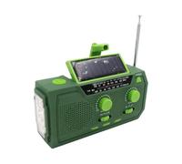 Radio portable, radio solaire, haut-parleurs alimentés par batterie lampe tornade panne catastrophe camping randonnée en plein air
