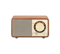 Radio Portable - SANGEAN - GENUINE MINI - Bluetooth - FM - Boîtier en Bois Noyer