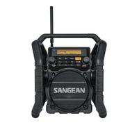 Sangean U-5 DBT Radio de chantier DAB+, FM AUX, Bluetooth étanche à l'eau, étanche à la poussiè
