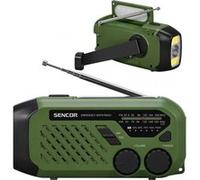 Radio portable - SENCOR - SRD 1000S R - Alarme SOS - Lampe de poche - Charge USB-C Vert