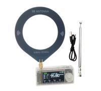 Radio Portable SI4732 LSB USB AM FM, Bande Complète, SW MW VHF, Boîtier Transparent