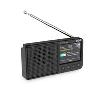 SPC Jetty Lite Dab+ | Radio Portable Dab+/FM RDS | 80 présélections | Écran Couleur TFT 2,4’’ | Bluetooth & Prise écouteurs | Batterie Jusqu’à 7 h | Réveil & Snooze - Noir