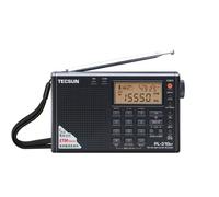 Radio portable stéréo - FEBEST - Affichage LED numérique - FM/AM/SW/LW - 14.1x8.7x3 cm - Noir - Batterie rechargeable