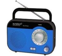 Radio Portable Sunstech RPS560 - Analogique AM/FM - 0,8 W - 1-voie - 7,5 cm - Bleu
