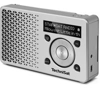 TechniSat Radio portable DIGITRADIO 1, DAB+, FM, batterie, écran OLED, haut-parleur, Argent