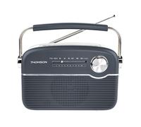Radio portable - THOMSON - Vintage - DAB/DAB+/FM - Bluetooth 5.4 - Batterie 1300mAh solaire