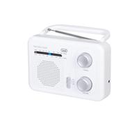 Radio Portable - TREVI - RA 7F64 - AM-FM - Analogique - Blanc