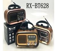 Radio portable vintage, radio AM/FM au look rétro avec ondes courtes et Bluetooth, alimentée à l'énergie solaire et offrant de multiples options