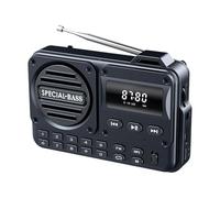 Radio Portátil - 12x8,2x3,9cm, Radio FM Digital ABS | Pantalla LED Digital, Compacta, Reproducción USB, Interiores, Viajes, Escuela, Hogar, Exteriores, Negocios, Mujeres Y Hombres