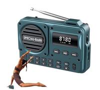 Radio Portátil - 12x8,2x3,9cm, Radio FM Digital ABS | Pantalla LED Digital, Compacta, Reproducción USB, Interiores, Viajes, Escuela, Hogar, Exteriores, Negocios, Mujeres Y Hombres