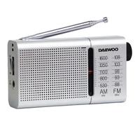 Radio Portátil Daewoo DW1037- Plateada