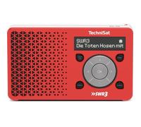 Radio portative DAB - TECHNISAT - DigitRadio 1 - Rouge, Blanc - 1 Watt - Externe