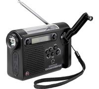 Radio portative Renkforce RF-CR-200 FM, AM, ondes courtes (OC) radio d'urgence rechargeable, panneau