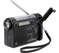 Renkforce Radio portative RF-CR-200 – FM/AM/OC, radio d'urgence rechargeable, panneau solaire
