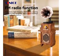 Radio portative sans fil TWS multifonctionnelle,style classique à l'ancienne,vintage,brochure,bureau,chambre à coucher,2024