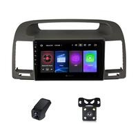Radio pour Toyota Camry 5 XV 30 2001-2006 - Radio Android 9 Pouces avec sans Fil Carplay et Android Auto -RDS FM DSP WiFi Écran Divisé + Caméra de Recul Télécommande de Volant(M100CP)