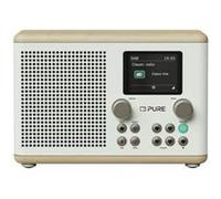 PURE Digital Radio numérique Classic H4 – Bluetooth, DAB+/FM, USB, AUX – Blanc Coton/Chêne