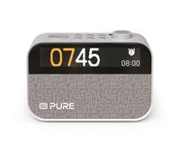 Radio Pure Moment Charge - le compagnon de sommeil ambiant avec charge sans fil, Blanc Coton