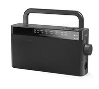 Radio Radio AM + / FM Radio numérique avec Prise Casque de 3,5 mm, USB Charging Dual-Bande Portable Pengugeable Carte Player Haut-Parleur, Noir