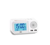 Radio reloj despertador Digital Con alarma- Blanco