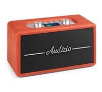 Audizio Tune60 Radio Rétro Dab+ et FM BT - Radio Vintage Portable en Cerisier avec USB, Carte Micro-SD et Entrée AUX - Radio Dab Design pour Maison et Bureau