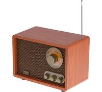 Radio rétro avec Bluetooth et antenne télescopique FM/AM 10W RMS Réglage graves / aigus