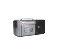 Radio Rétro avec Lecteur de Cassettes Bluetooth et Tuner AM / FM / SW Gris foncé