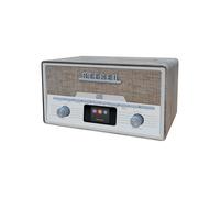 Radio rétro Denver MDA-525LW avec lecteur CD, bois clair