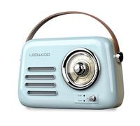 Radio Rétro Portable Ledwood Alma, FM, Bluetooth 5.3 Entrée USB, Puissance 30W - Batterie 3,7V-1500mAh - Retro Vintage - Bleu