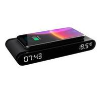 Réveil avec station de charge sans fil + Affichage de la température + charge USB THOMSON CT550I