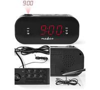 Radio Réveil - Affichage LED - AM/FM - Fonctions double alarme