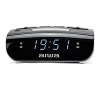 Aiwa CR-15, Radiosveglia, Compatta e di piccole dimensioni, Doppia sveglia con funzione Snooze e Sleep, Sveglia avec radio o cicalino, Alimentazione : CA : 100-240 V, 50/60 Hz.