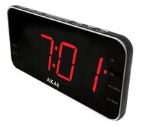 Radio-réveil - AKAI - ACR-3899 - Couleur Blanc - Horloge intégrée - Écran rétroéclairé