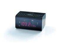 Radio réveil avec alarme Noir