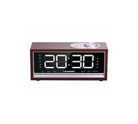Radio-réveil avec Bluetooth Radio-réveil FM PLL avec 60 présélections Double alarme Fonction snooze Ecran LED